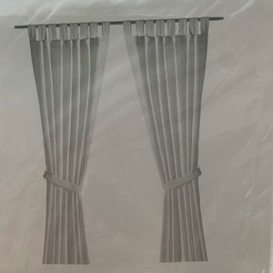 White Curtain Set! BRAND NEW 😍